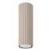 Deckenstrahler Japandi 20 – Taupe & Aluminium
