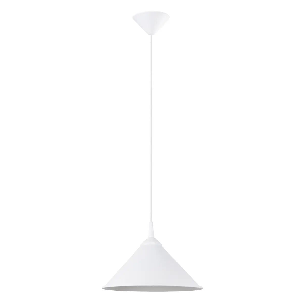 Pendelleuchte Diner 1 – Weiß & Stahl