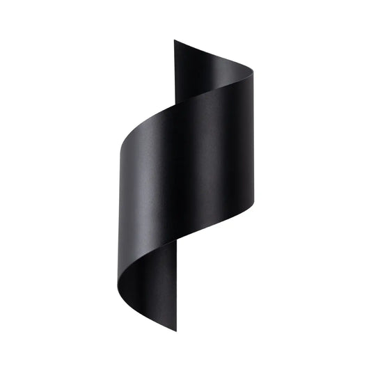 Wandlamp Tornado – Zwart & Staal