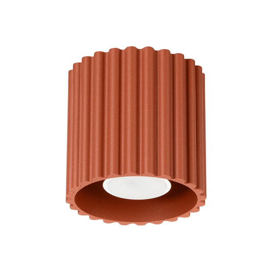 Spots Japandi Single – Oxid Rood & Aluminium