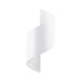 Wandlamp Tornado – Wit & Staal