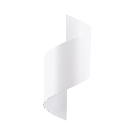 Wandlamp Tornado – Wit & Staal