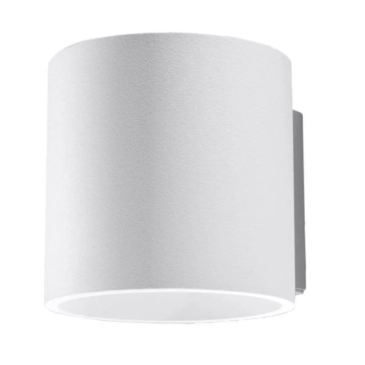 Wandlamp Rondo 1 – Wit & Aluminium