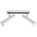 Plafondlamp Rondo Spot 2 – Wit & Staal
