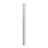 Deckenleuchte Tube Size 60 – Weiß & Stahl