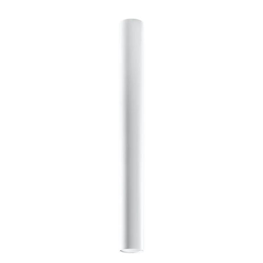 Deckenleuchte Tube Size 60 – Weiß & Stahl