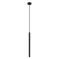 Pendelleuchte Candle 1 – Schwarz & Stahl