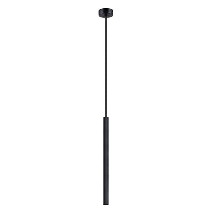Pendelleuchte Candle 1 – Schwarz & Stahl