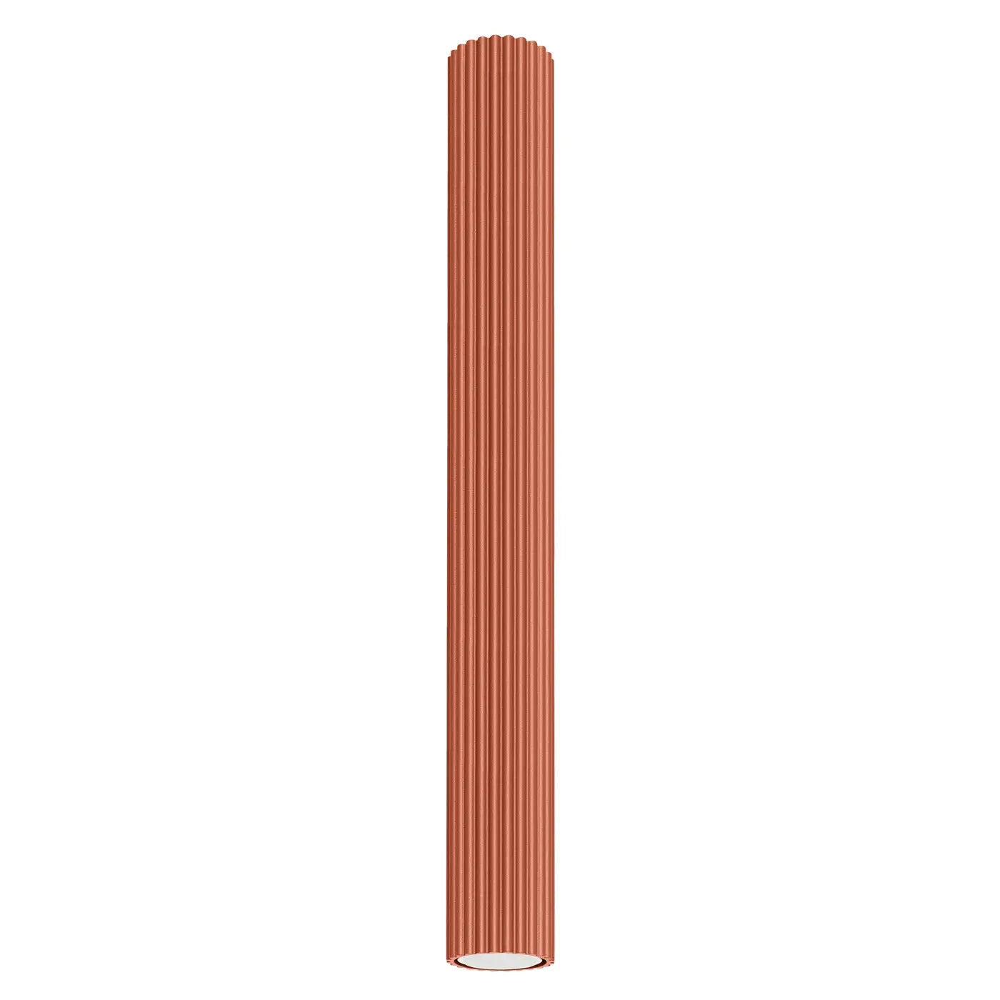 Plafondlamp Japandi 60 – Okerood & Aluminium