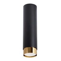 Deckenstrahler Tube 2-Tone 22 – Schwarz & Gold