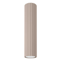 Deckenstrahler Japandi 30 – Taupe & Aluminium