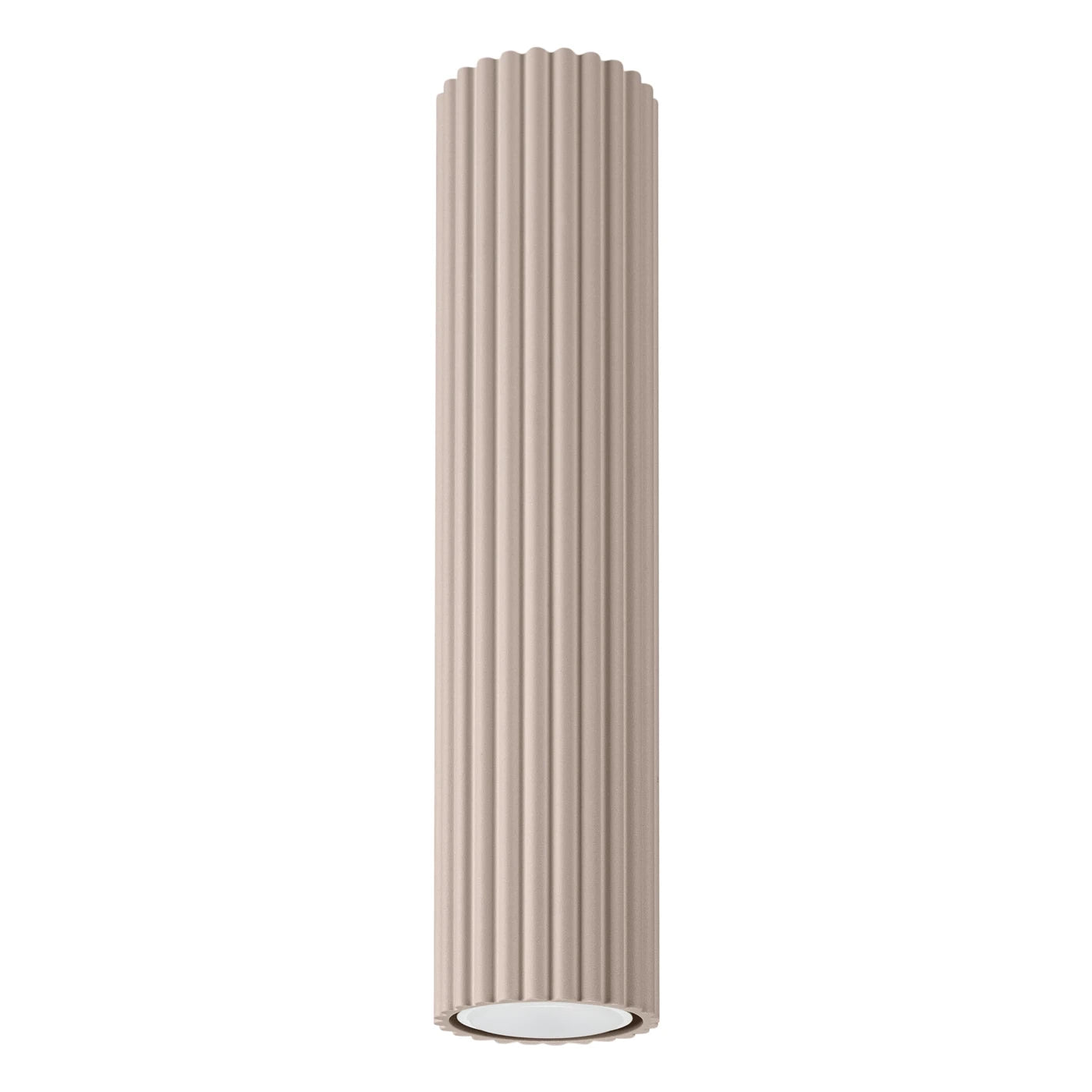 Deckenstrahler Japandi 30 – Taupe & Aluminium