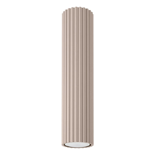 Deckenstrahler Japandi 30 – Taupe & Aluminium