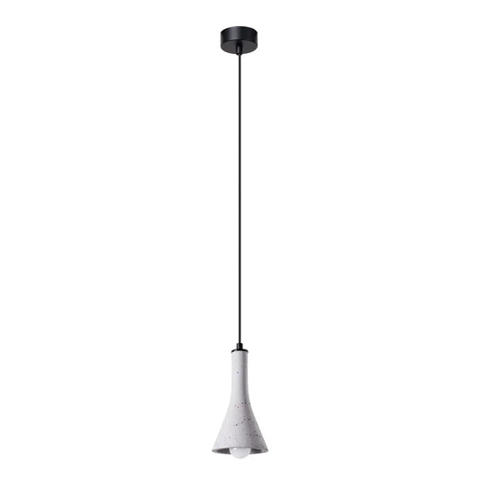 Hanglamp Tab 1 – Grijs & Beton & Zwart Metaal