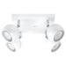Plafondlamp Retro 4S – Wit & Staal