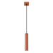 Hanglamp Tube 1 – Okerrood & Staal
