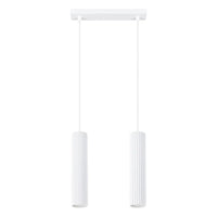 Hanglamp Japandi 2 – Wit & Aluminium