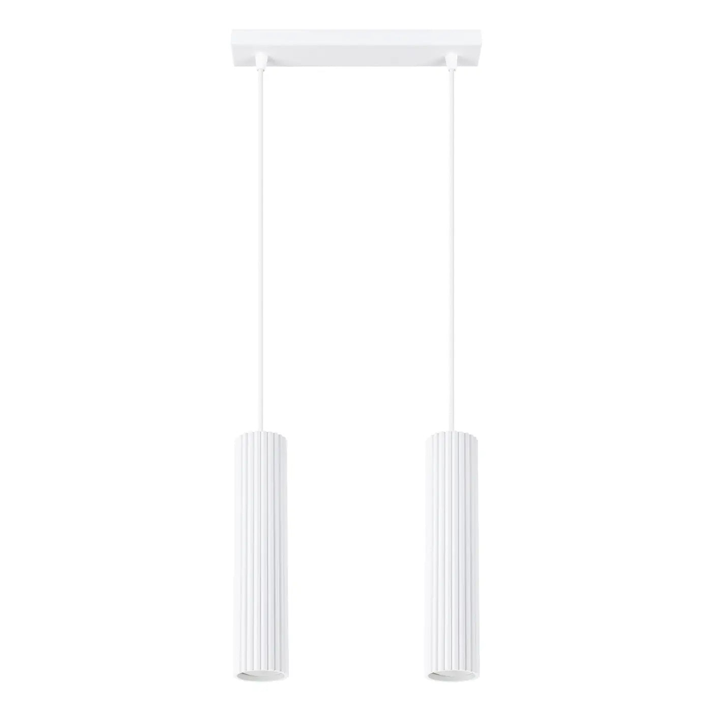 Hanglamp Japandi 2 – Wit & Aluminium