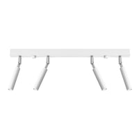 Deckenleuchte Luxtec 4 – Weiß & Stahl