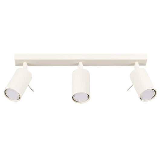 Plafondlamp Rondo 3 – Beige & Staal