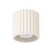 Deckenstrahler Japandi Single – Beige & Aluminium