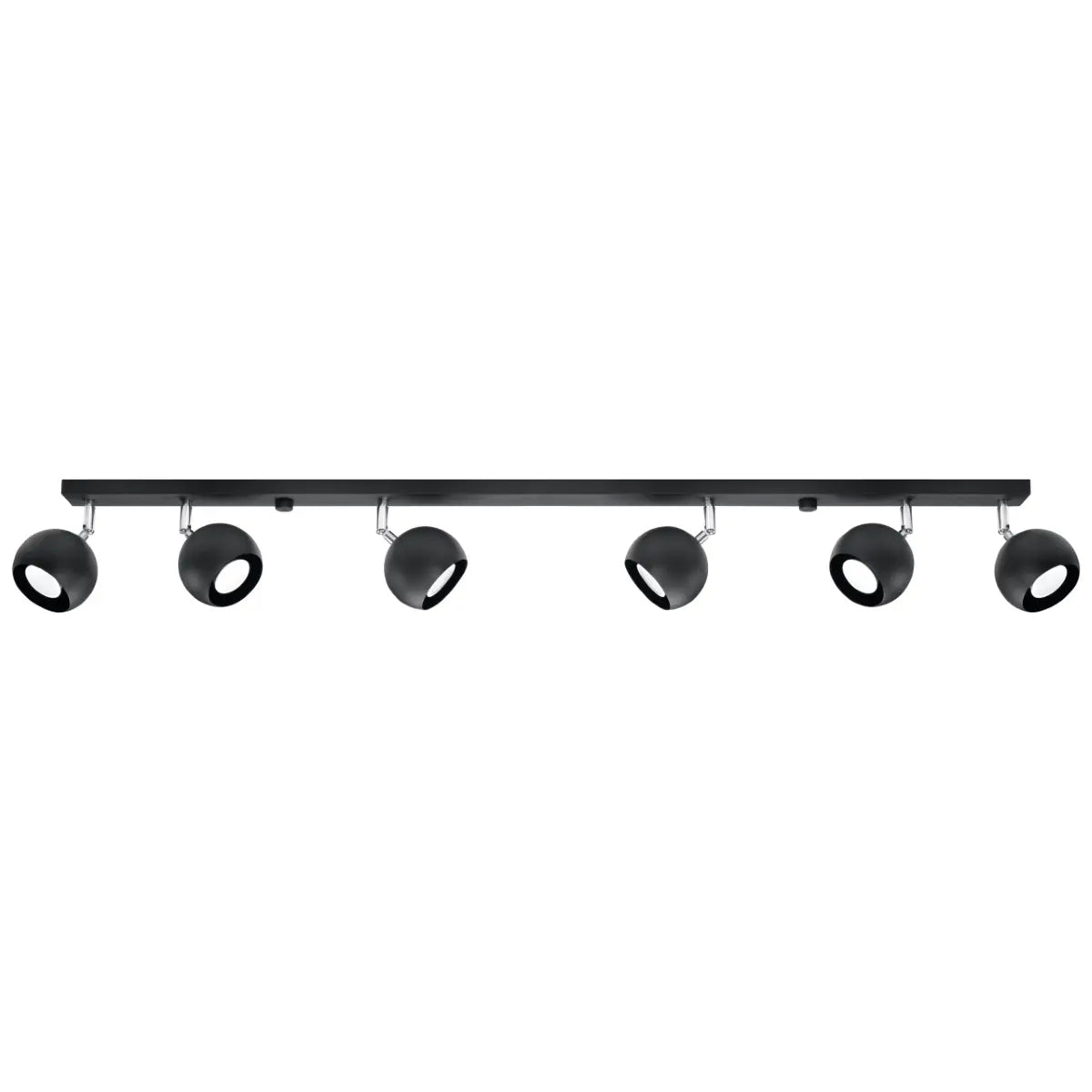 Deckenleuchte Retro 6 – Schwarz & Stahl
