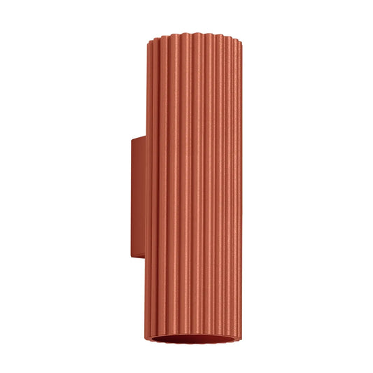 Wandlamp Japandi 20 – Rood & Aluminium
