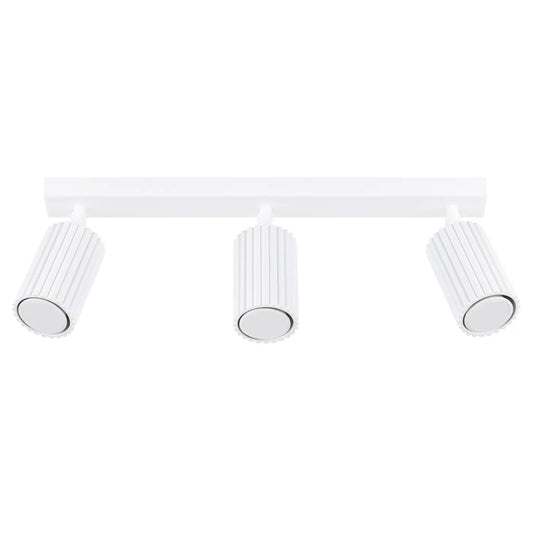 Deckenleuchte Japandi 3 – Weiß Aluminium