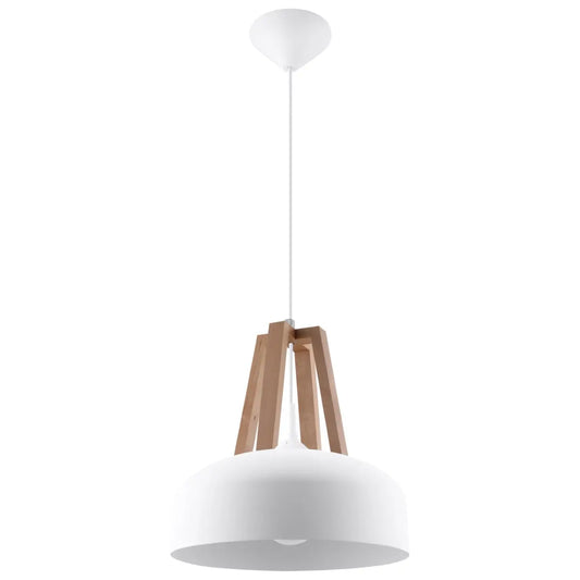 Hanglamp Galaxy – Wit & Hout