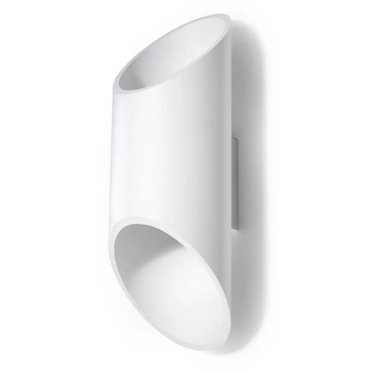 Wandlamp Pipe 30 – Wit Aluminium