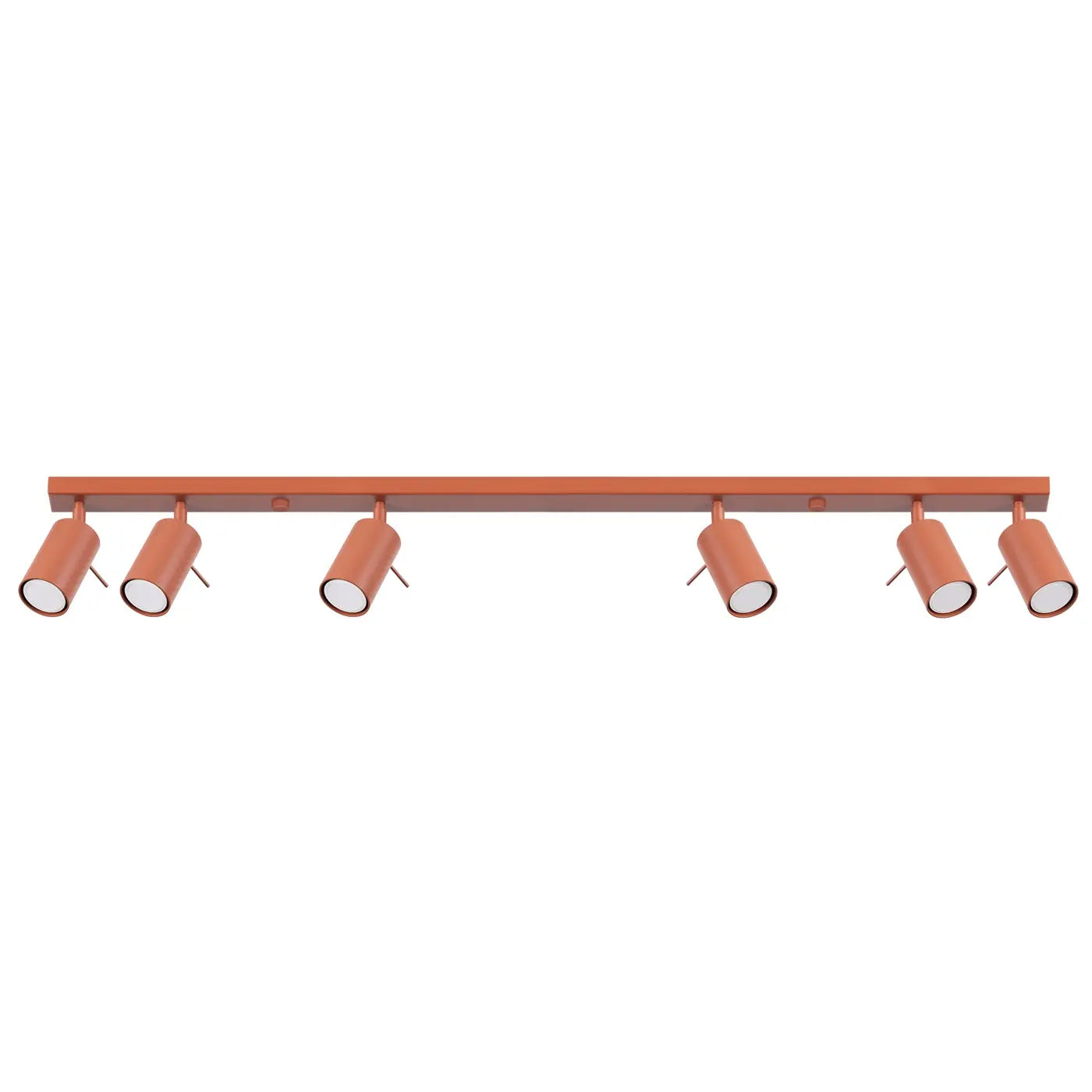 Plafondlamp Rondo 6 – Okerrood & Staal