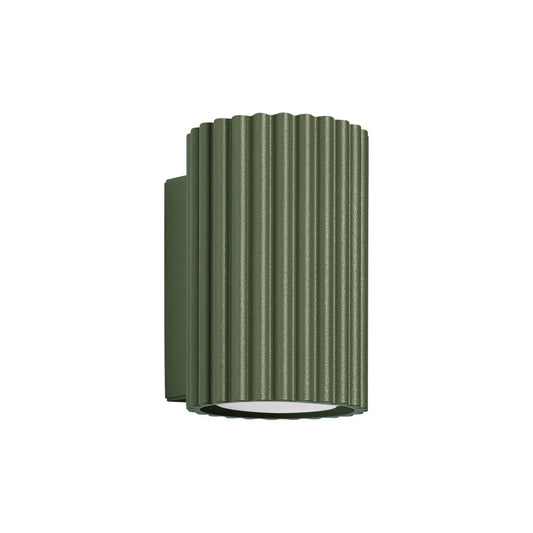 Wandlamp Japandi 10 – Groen & Aluminium