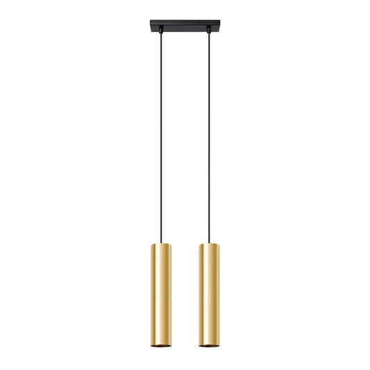 Hanglamp Tube 2 – Goud & Staal