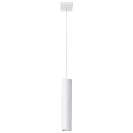 Hanglamp Tube – Wit & Staal