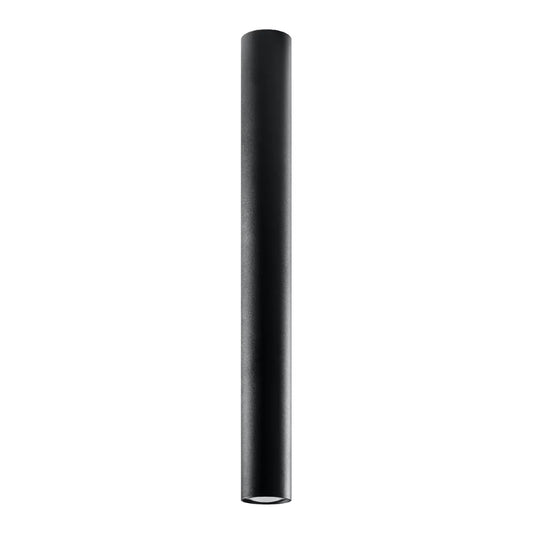 Deckenleuchte Tube Size 60 – Schwarz & Stahl