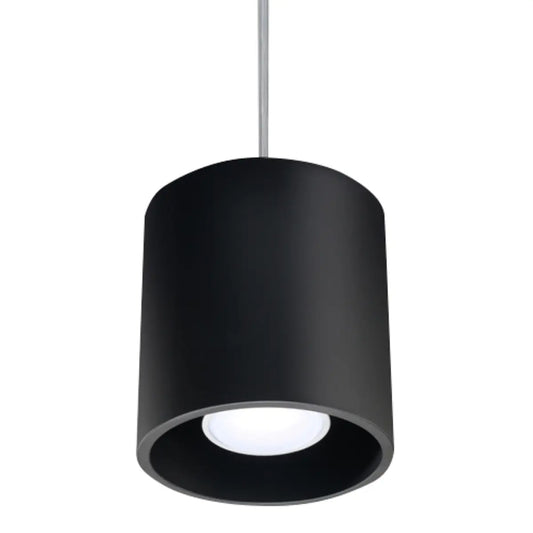 Hanglamp Rondo 1 – Zwart & Aluminium