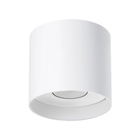 Plafondlamp Tube Plus – Wit & Aluminium
