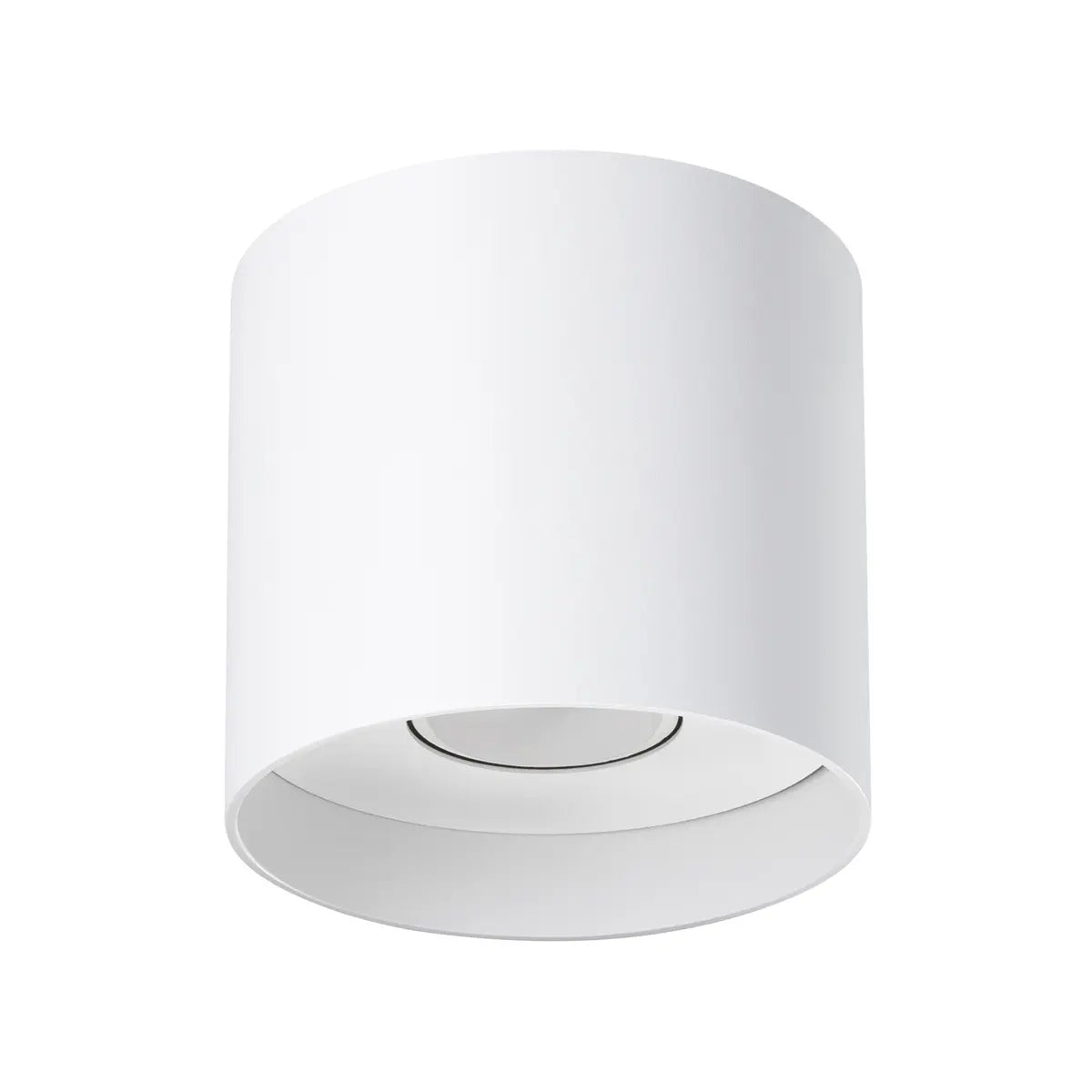 Plafondlamp Tube Plus – Wit & Aluminium