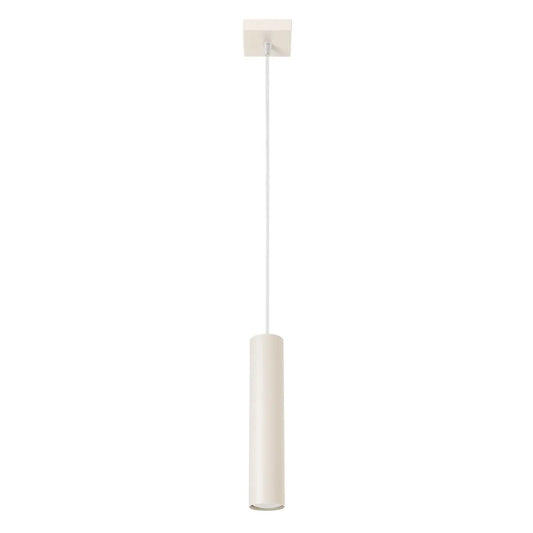 Hanglamp Tube 1 – Beige & Staal
