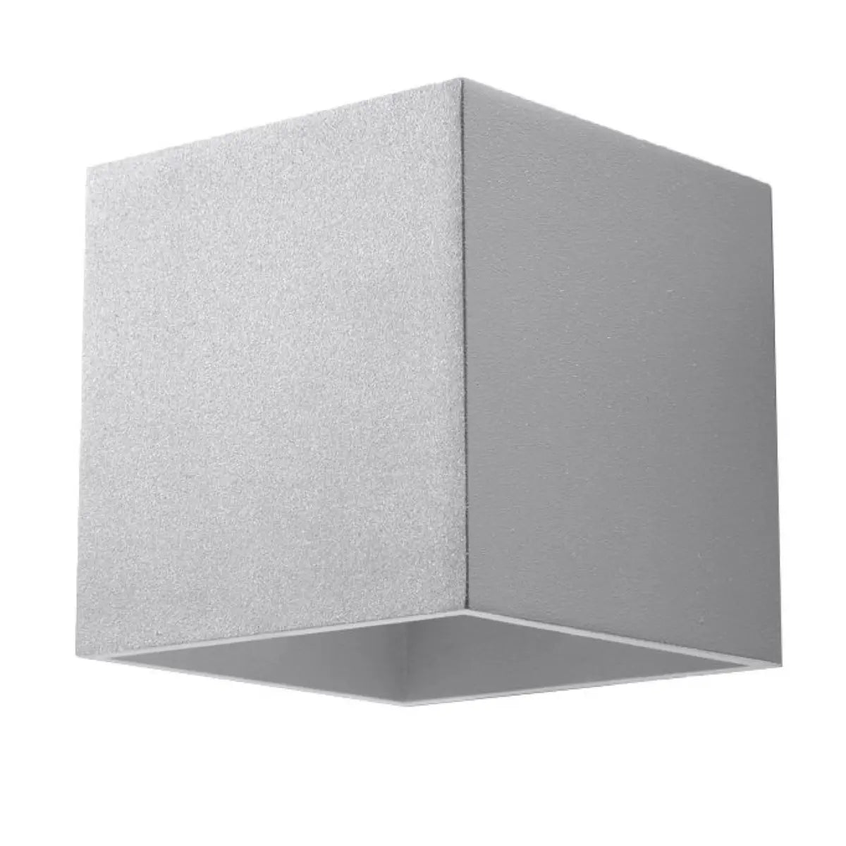 Wandlamp Square 1 – Grijs Aluminium