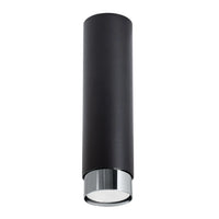 Deckenstrahler Tube 2-Tone 22 – Schwarz & Chrom & Stahl