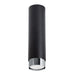 Plafondlamp Tube 2-Tone 22 – Zwart & Staal