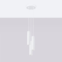 Hanglamp Japandi 3P – Wit Aluminium