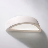 Wandlamp UFO 1 Large – Wit Keramiek & Glas