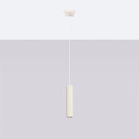 Hanglamp Japandi 1 – Beige & Aluminium