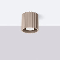 Spots Japandi Single – Taupe & Aluminium