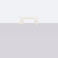 Deckenleuchte Japandi 2 – Beige & Aluminium