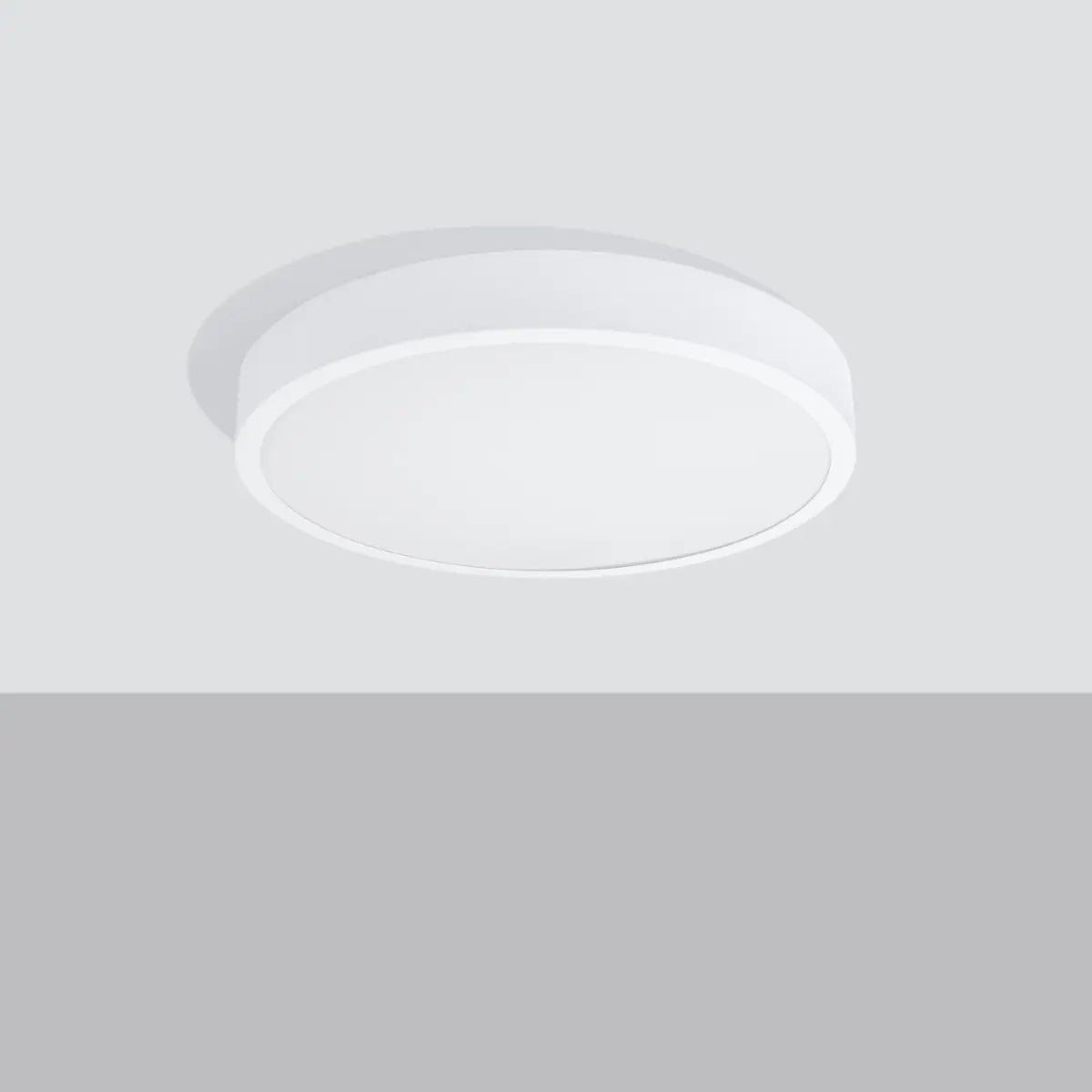 Plafondlamp Ufo Thin 50 – Wit & Aluminium