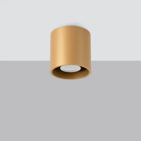 Plafondlamp Rondo 1 – Goud & Aluminium