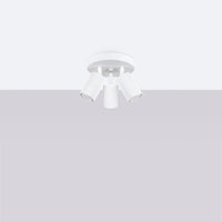 Plafondlamp Japandi 3P – Wit Aluminium